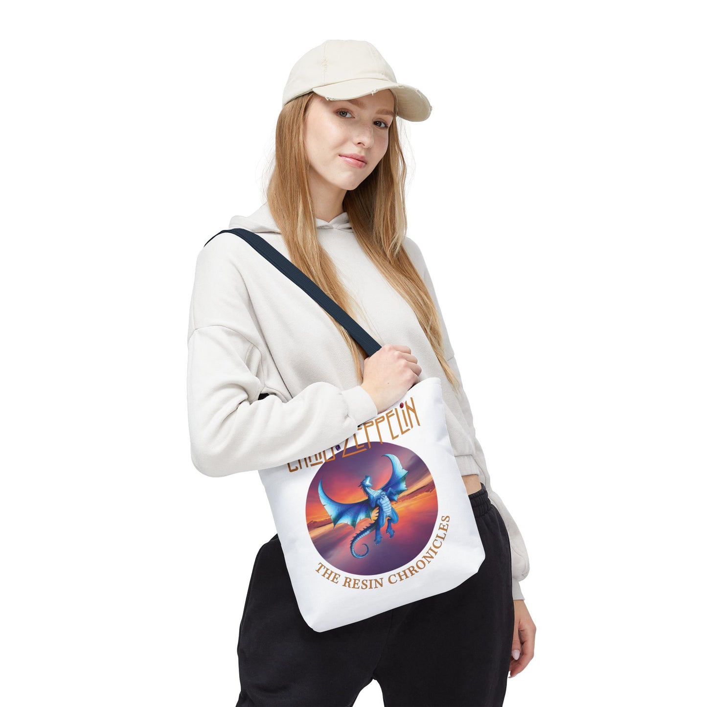 Dragon Band Tote — "Craig Zeppelin: The Resin Chronicles" Graphic Tote Bag